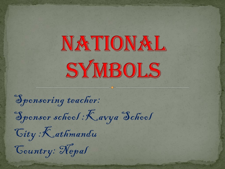 National Symbols of Nepal - Pride and Identity