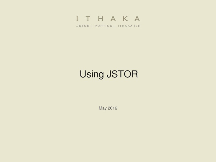 JSTOR: A Comprehensive Overview
