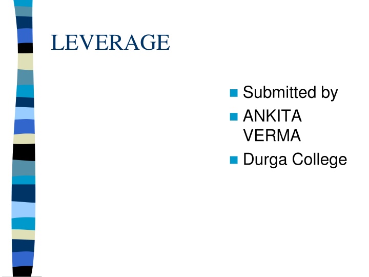 Leverage and Financial Risk in Business Operations