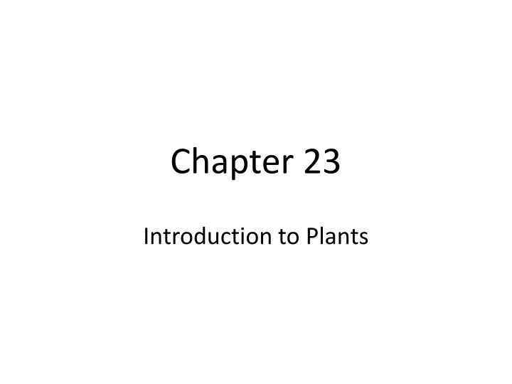 Evolution and Adaptations of Plants: A Comprehensive Overview