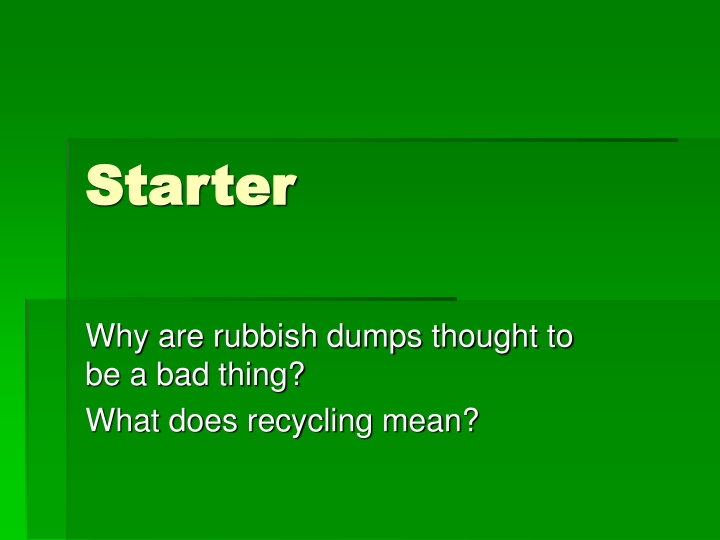 Plastic Recycling and Its Environmental Impact