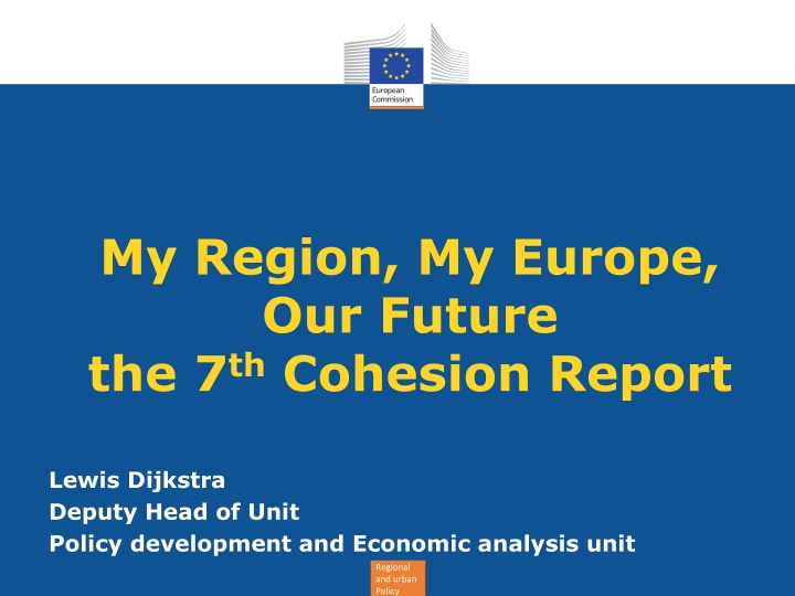 Overview of Regional and Urban Policy in Europe