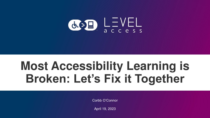 Enhancing Accessibility in Learning: A Collaborative Approach