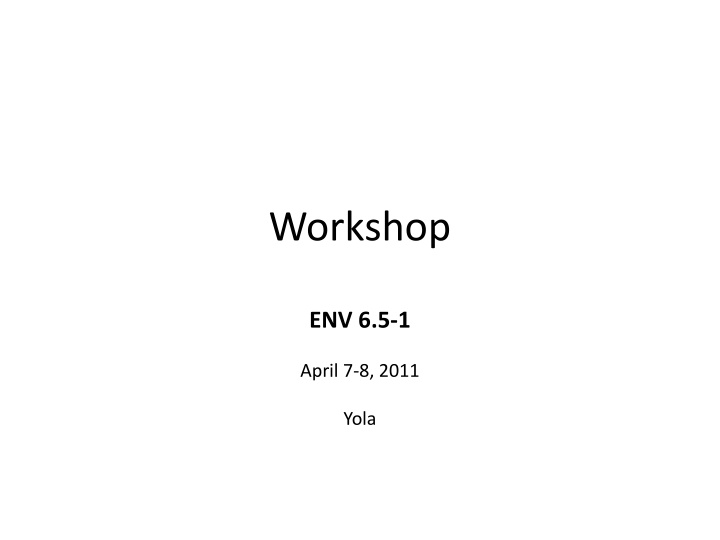Community-Based Environmental Monitoring and Policy Innovation Workshop