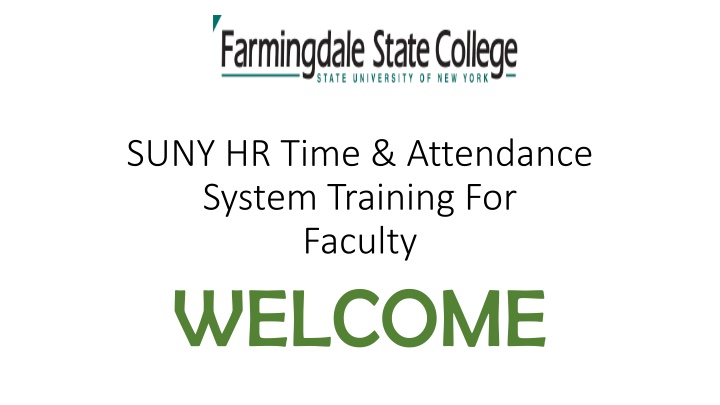 Streamlining Time & Attendance Management System Training for Faculty at SUNY