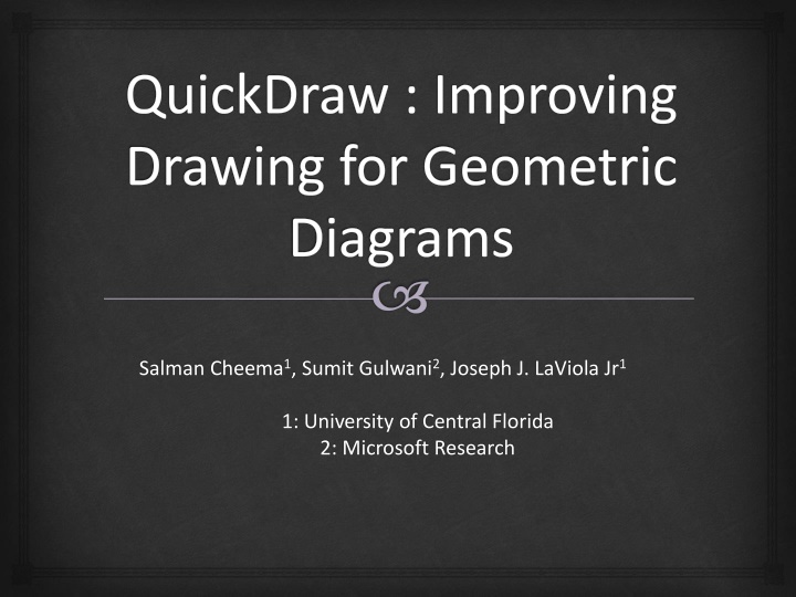 QuickDraw: Revolutionizing Diagram Drawing with Precision and Ease