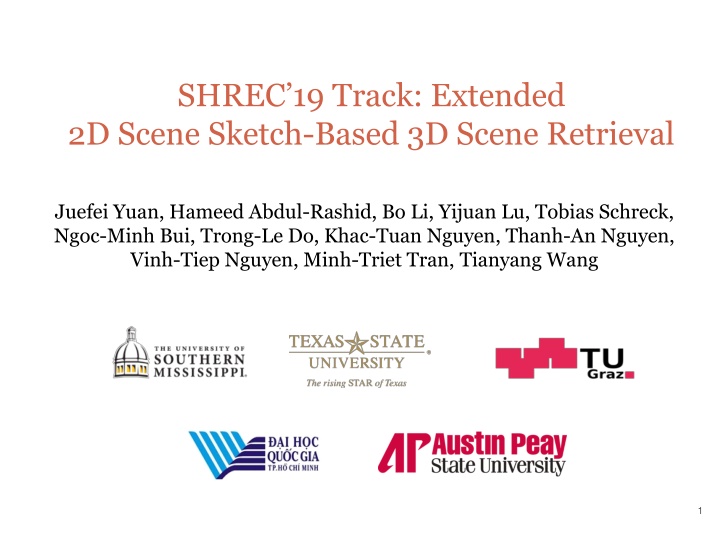 SHREC19 Track: Extended 2D Scene Sketch-Based 3D Scene Retrieval Overview