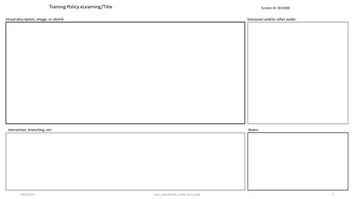 Interactive Training Policy eLearning Module