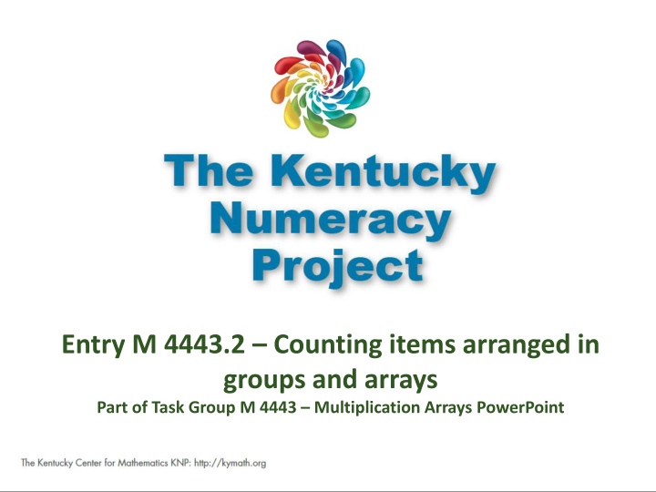Arrays and Groups in Multiplication