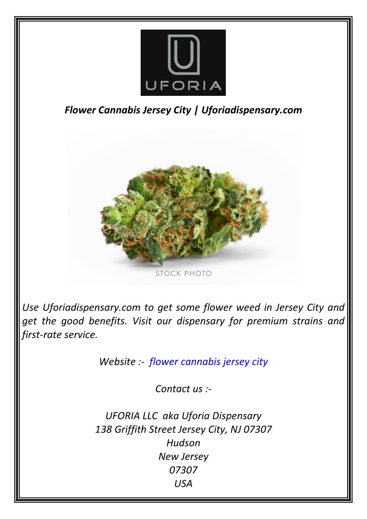flower cannabis jersey city uforiadispensary com n.w