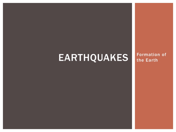 Earthquakes: Causes, Effects, and Measurement