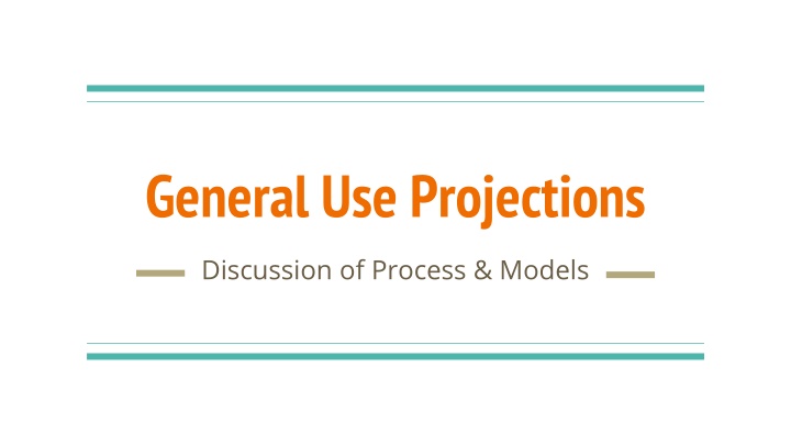 Insights into General Use Projections for Climate Analysis
