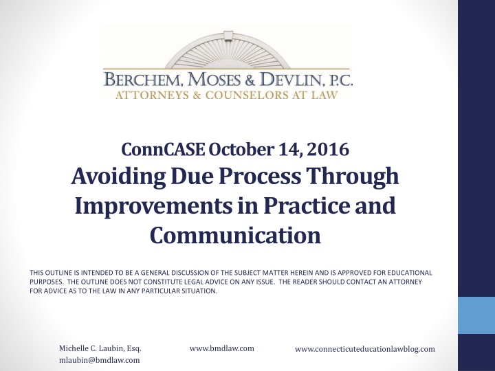 Improving Due Process in Education Law