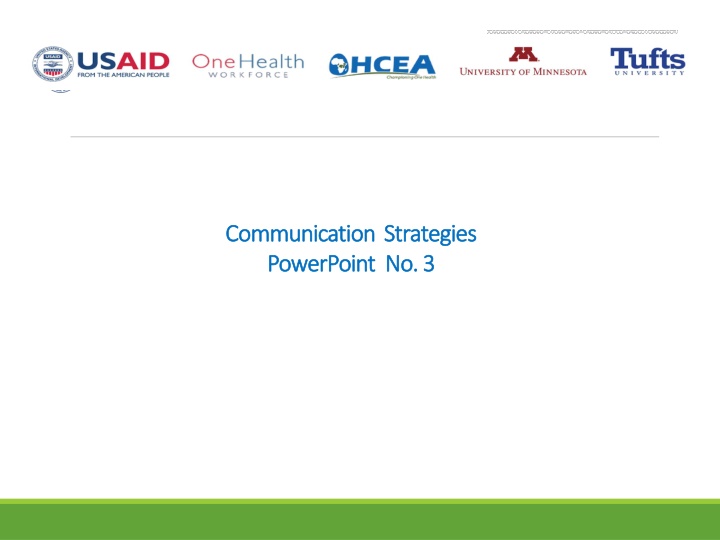 Effective Communication Strategies and Techniques