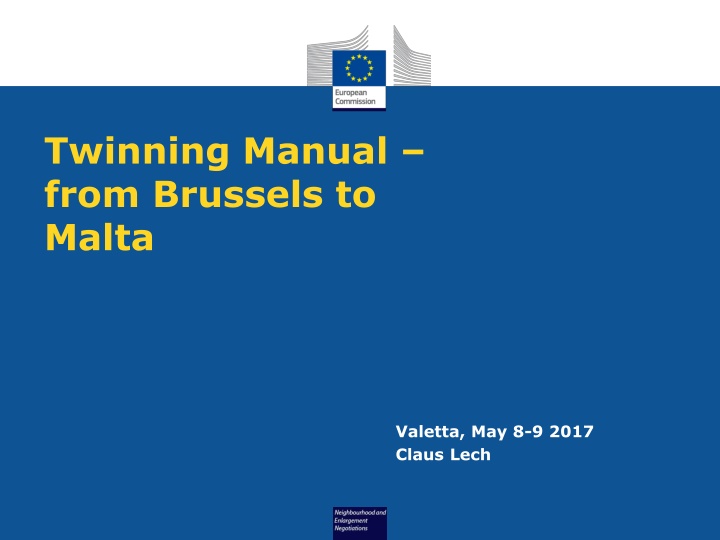 Financials and Cost Verification for Twinning Manual Updates