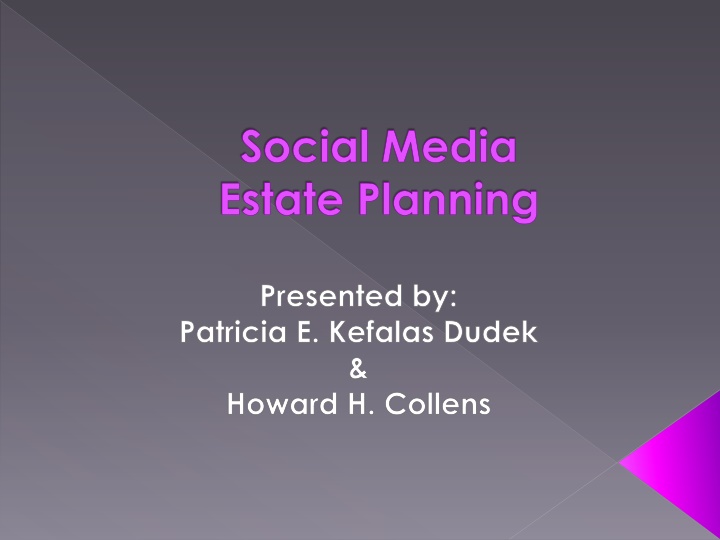 Digital Assets and Social Media Estate Planning