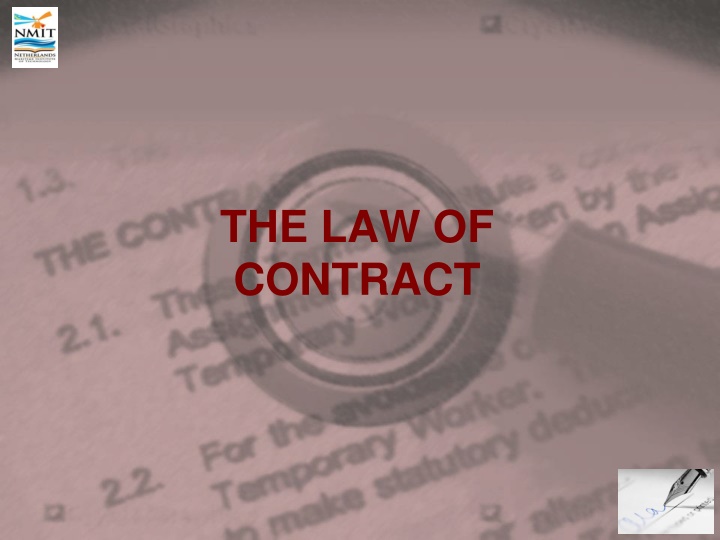 The Law of Contract in Malaysia