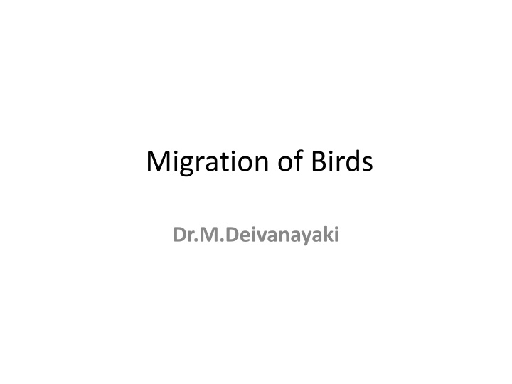 Fascinating Insights into Bird Migration Patterns and Adaptations