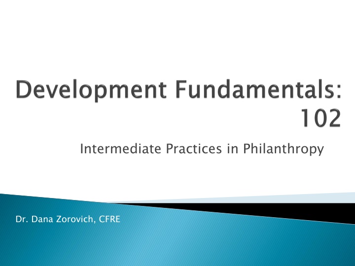 Advanced Practices in Philanthropy and Fundraising Strategy