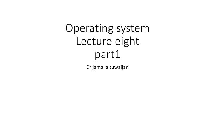 Asynchronous and Concurrent Processes in Operating Systems