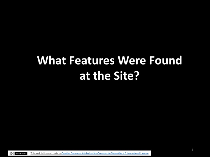 Exploration of Site Features through Images