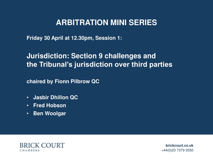 Jurisdiction Challenges and Stay Proceedings in Arbitration