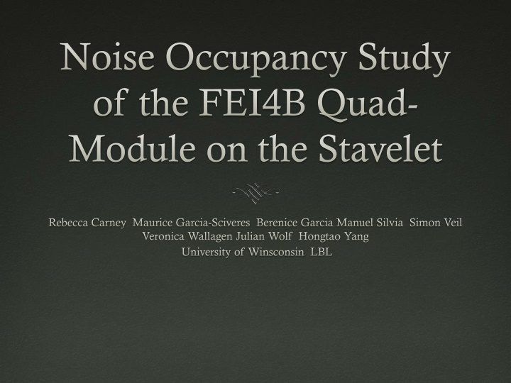Noise Occupancy Study of FEI4B Quad Module: Troubleshooting and Solution