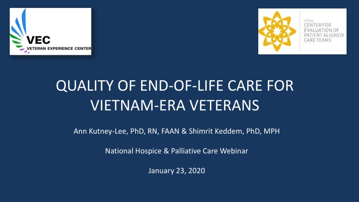 Quality of End-of-Life Care for Vietnam-Era Veterans: A Retrospective Analysis