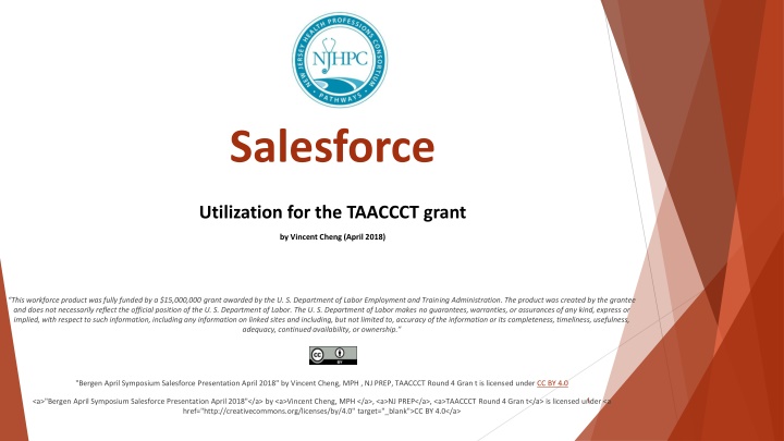 Utilization of Salesforce for Workforce Grants: A Case Study