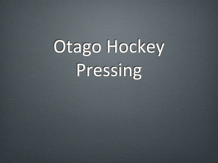 Effective Hockey Strategies for Pressing and Defense