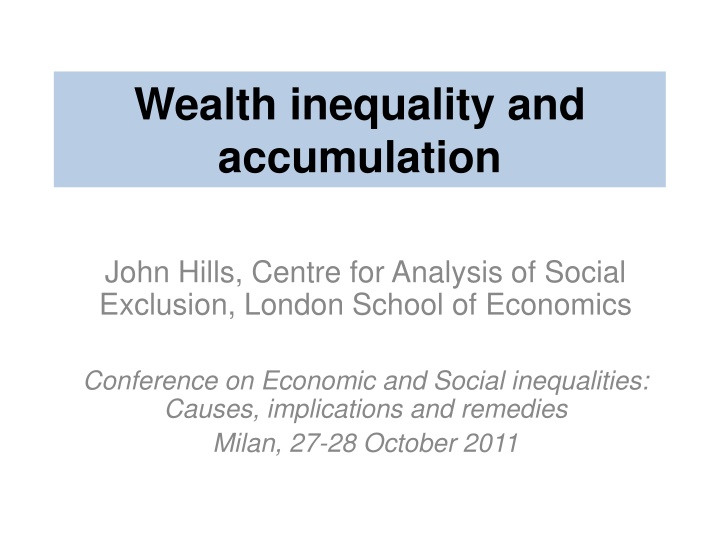 Wealth Inequality and Accumulation Paradoxes in the UK
