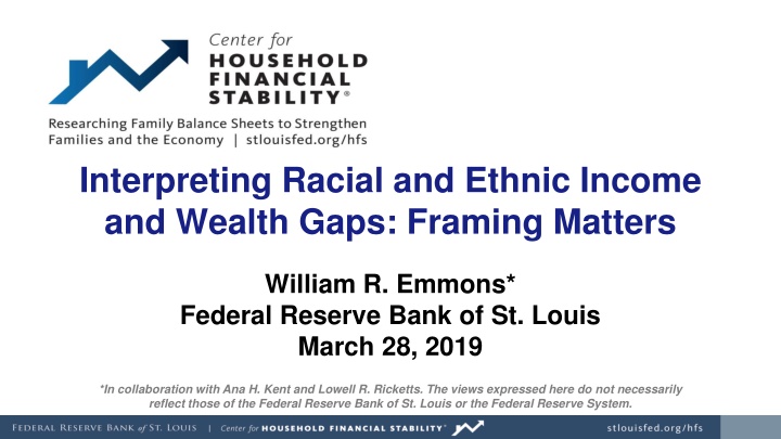 Racial and Ethnic Income Disparities