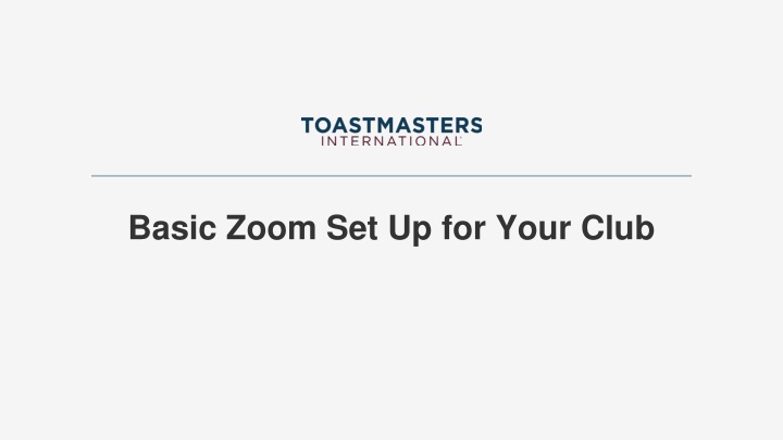 Setting Up Zoom for Your Club: A Comprehensive Guide