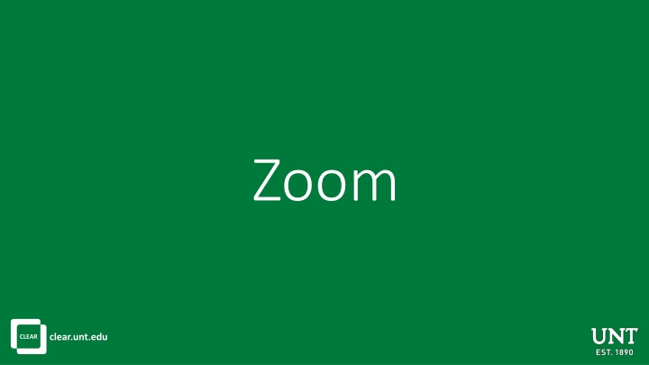 Getting Started with Zoom Presentation Slides