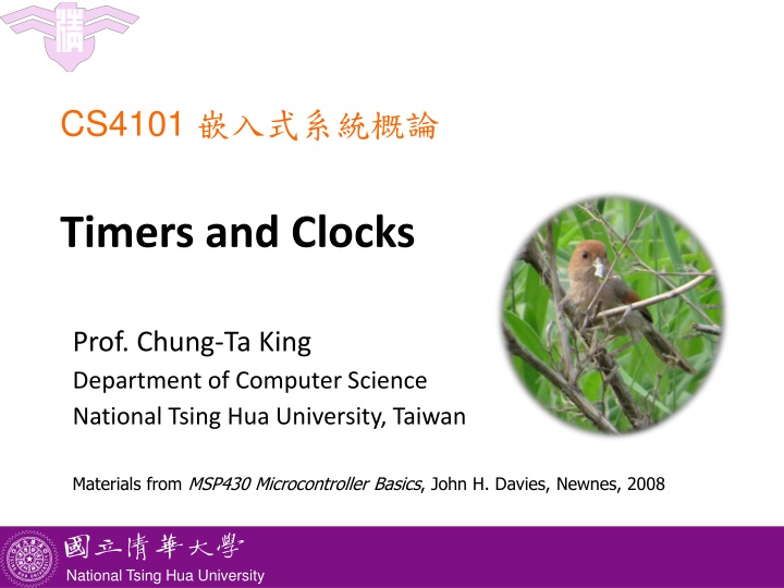 Time Management in Embedded Systems