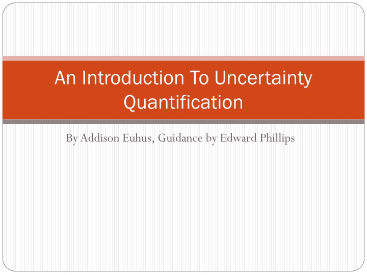 Uncertainty Quantification: A Comprehensive Overview