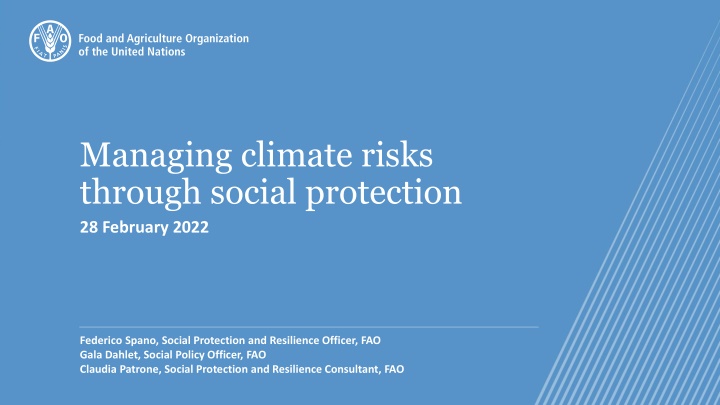 Enhancing Climate Resilience Through Social Protection