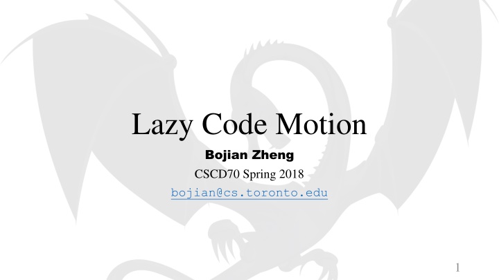 Lazy Code Motion and Partial Redundancy Elimination in Optimizing Compiler