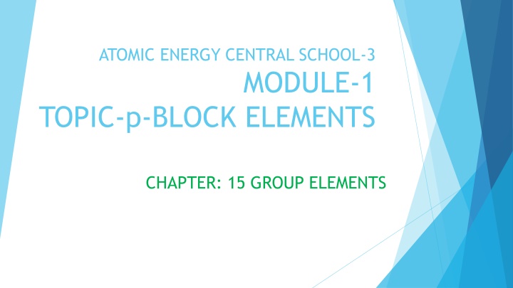 Group 15 Elements: Properties and Trends