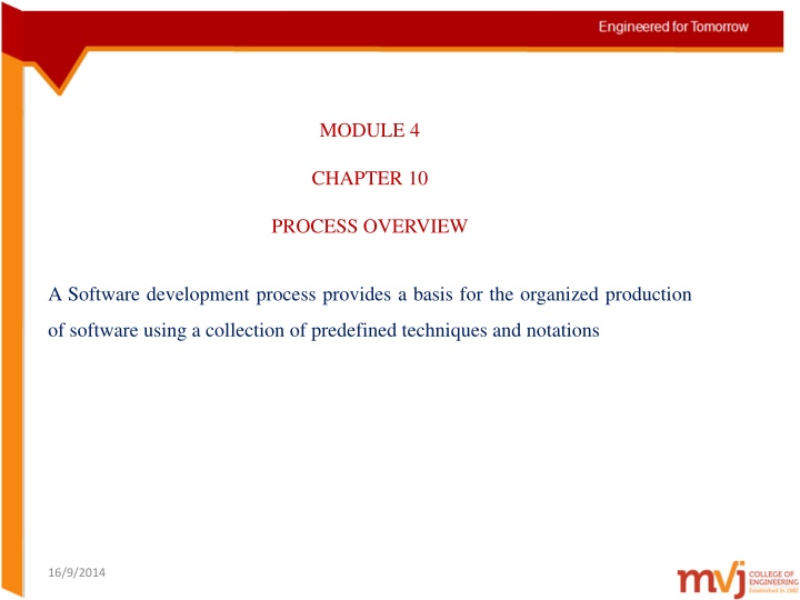 Software Development Process Overview