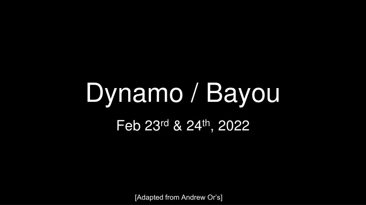Dynamo and Bayou: High Availability and Weak Consistency in Modern Applications