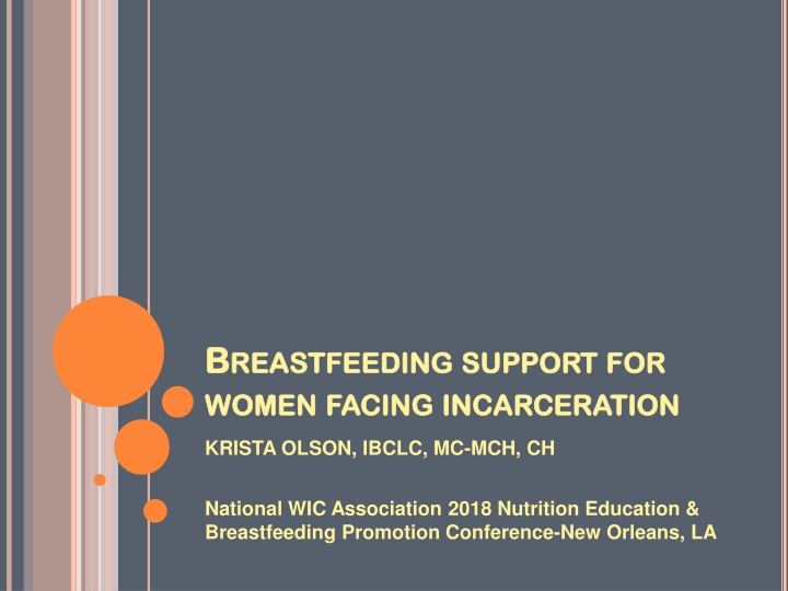 Supporting Incarcerated Women in Breastfeeding