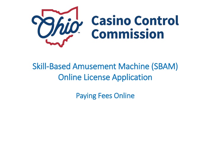 SBAM Online License Payment Guide