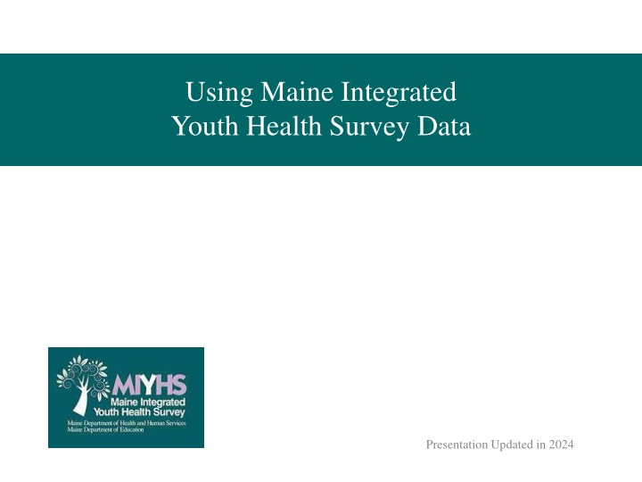 Insights from Maine Integrated Youth Health Survey Data Analysis