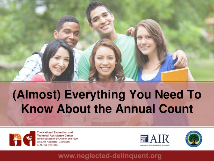 The Annual Count Process for Title I, Part D Funds