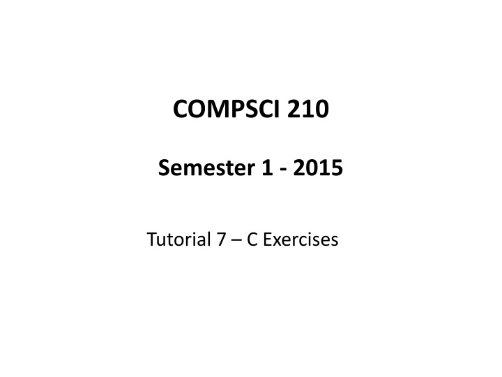 Introduction to UNIX Commands and Basic C Programming Exercises
