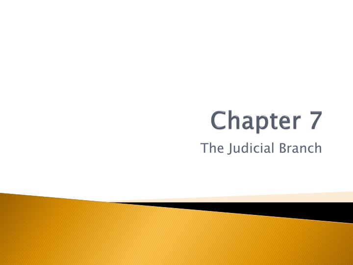 The Judicial Branch in the United States