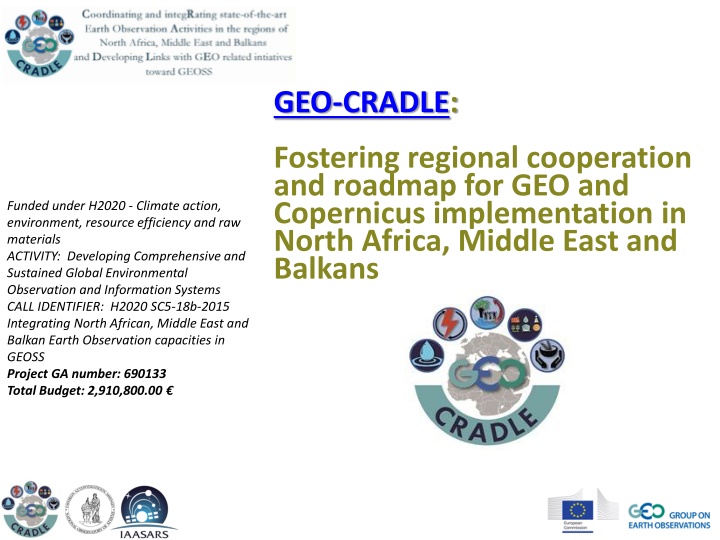 Enhancing Regional Cooperation for Environmental Observation in North Africa, Middle East, and Balkans