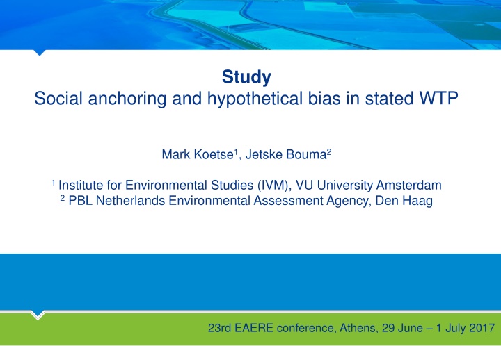 Social Anchoring and Hypothetical Bias in Valuation of Environmental Goods