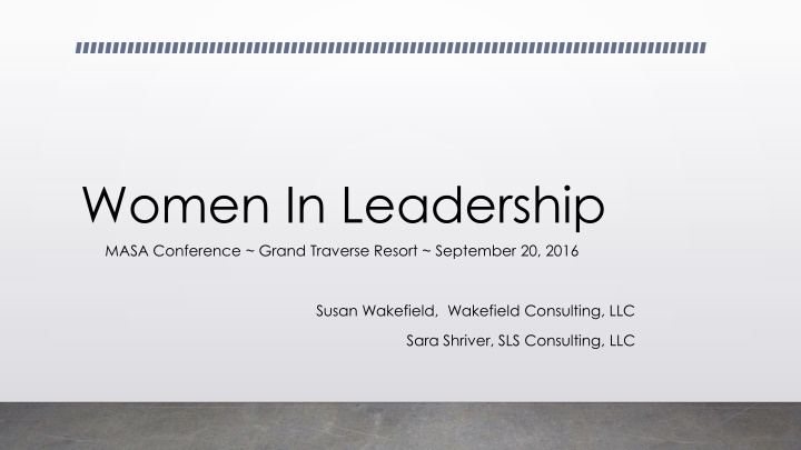Challenges Faced by Female Superintendents in Leadership Roles